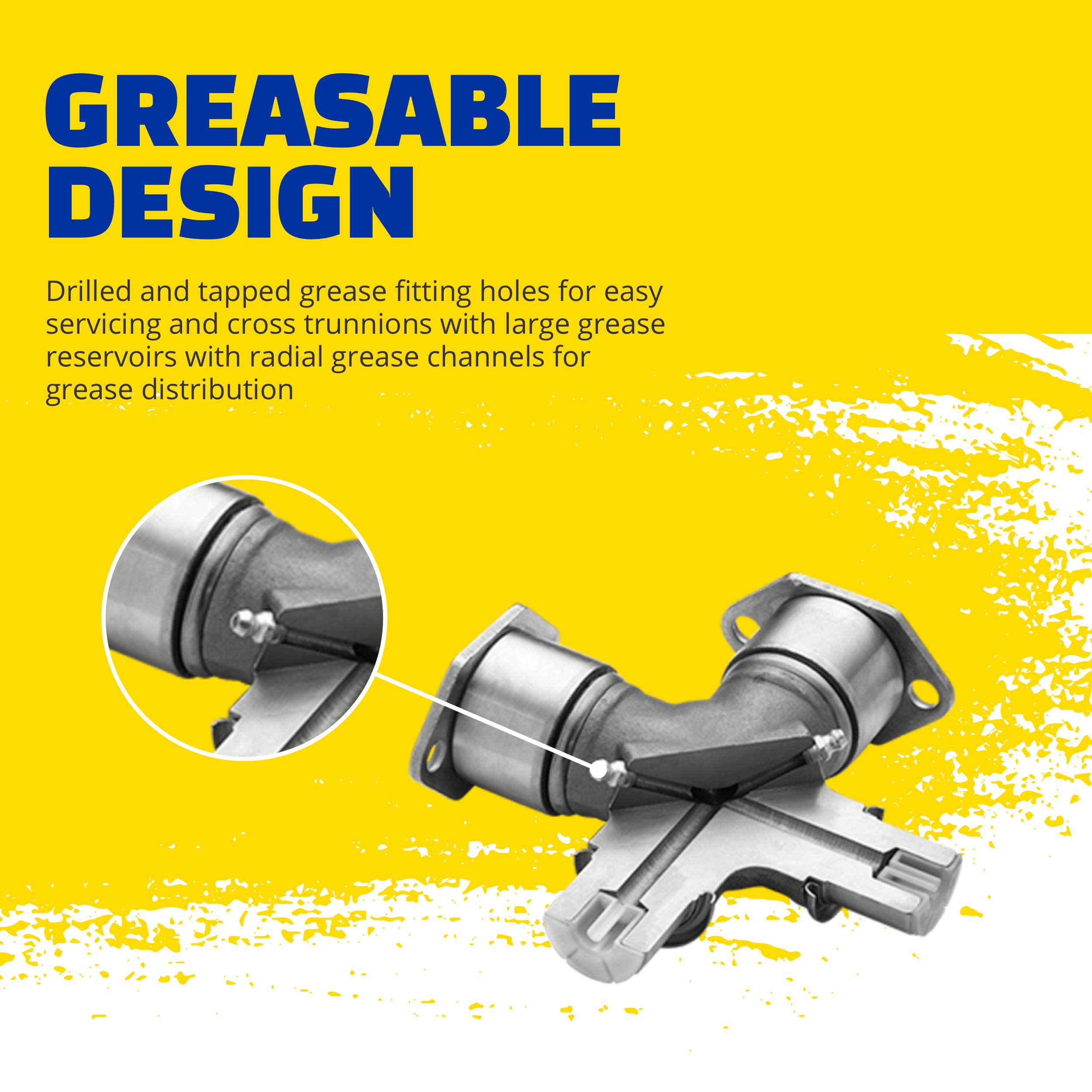 MOOG 338 Greaseable Premium Universal Joint - Image 7