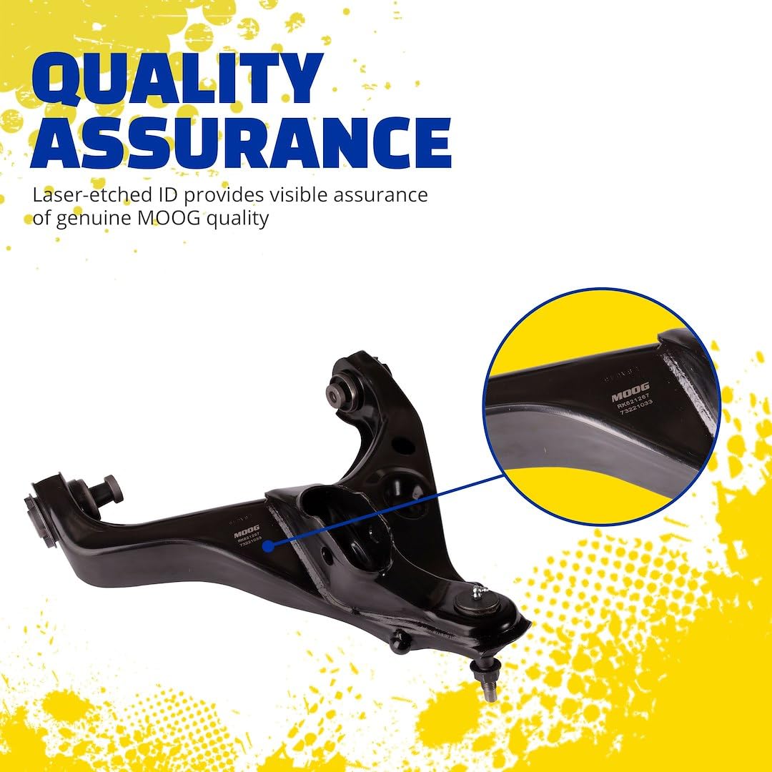 MOOG RK622128 Front Upper Suspension Control Arm and Ball Joint Assembly for Chevrolet Silverado 2500 HD - Image 4